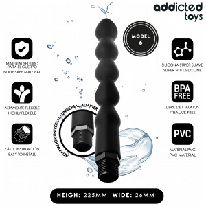 ADDICTED TOYS - PULITORE ANALE CON ADATTATORE UNIVERSALE MODELLO 6